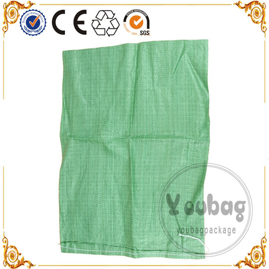 green pp woven bag for russian market