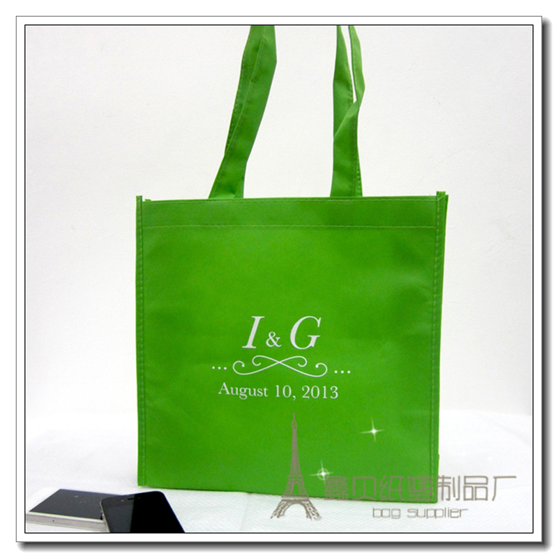 green non woven bag